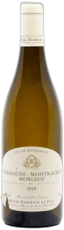 photo du vin Germain Henri Chassagne Montrachet 1er Cru Morgeot 2010