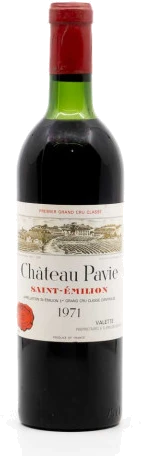 photo Château Pavie Saint Emilion Grand Cru 1971