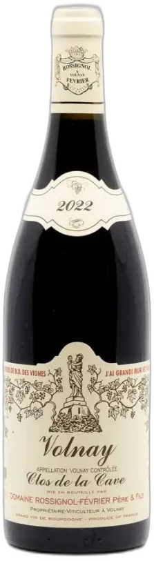 photos du vin Rossignol Fevrier Volnay Clos de la Cave 2022
