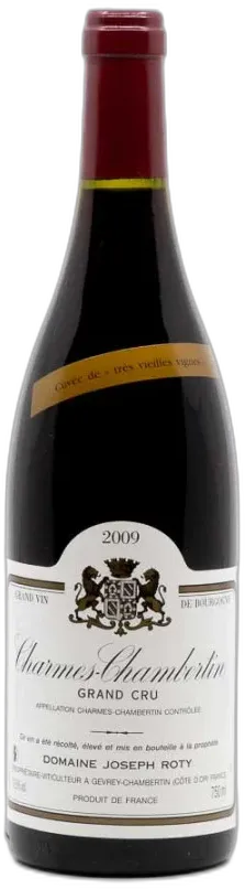 image du vin Roty Joseph Charmes Chambertin Grand Cru 2009