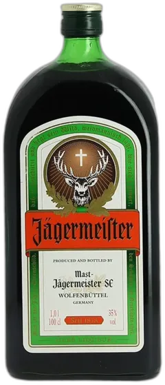 image du vin Jägermeister Liqueur Allemande Aux 56 Plantes 1 Litre