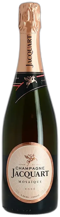 vue du vin Champagne Jacquart Rosé Brut