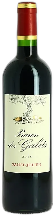 photo du vin Baron des Galets Saint Julien 2019