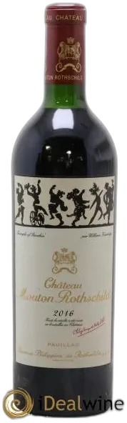 capture du vin Chateau Mouton Rothschild