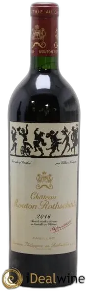 capture du vin Chateau Mouton Rothschild