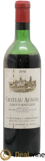 vue du vin Château Ausone