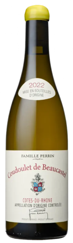 photo du vin Famille Perrin Coudoulet de Beaucastel Côtes du Rhône Blanc 2022