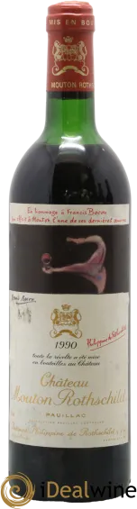 capture du vin Chateau Mouton Rothschild