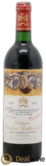 capture du vin Chateau Mouton Rothschild