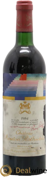 capture du vin Chateau Mouton Rothschild