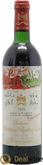capture du vin Chateau Mouton Rothschild