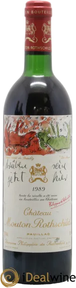 capture du vin Chateau Mouton Rothschild