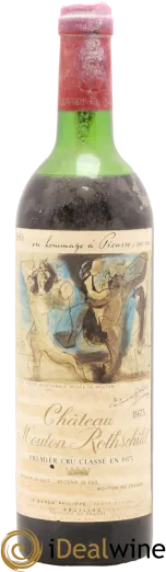 capture du vin Chateau Mouton Rothschild