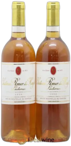 photo du vin Château Romer du Hayot