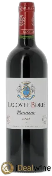 image du vin Lacoste Borie