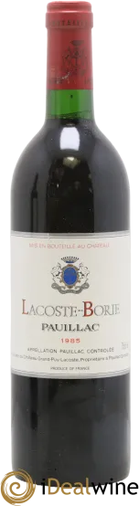 image du vin Lacoste Borie