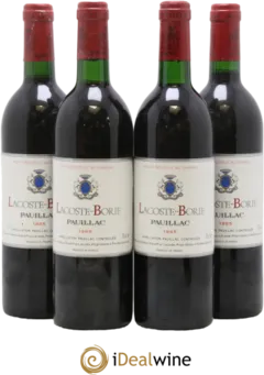 image du vin Lacoste Borie