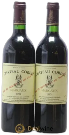 capture du vin Chateau Cordet Margaux