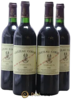 capture du vin Chateau Cordet Margaux