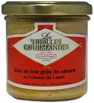 photo Bloc de Foie Gras de Canard au Coteaux du Layon les Treilles Gourmandes 125g