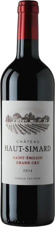 photo Saint Emilion Grand Cru Chateau Haut Simard Rouge, Millésime 2014 Propriété de la Famille Vauthier