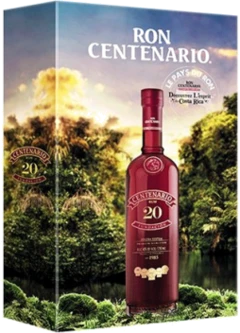 photo Rhum Centenario Costa Rica, 20 Ans et 2 Verres