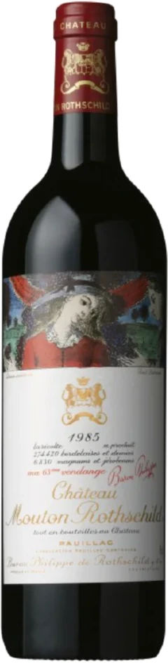 photo Chateau Mouton Rothschild, 1985