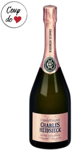 aperçu du vin Champagne Charles Heidsieck Rosé Réserve Brut