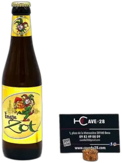 vue du vin Brugse Zot Blonde Bière Belge