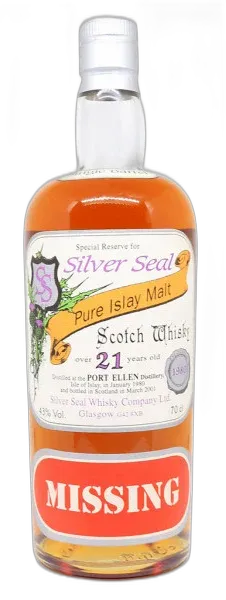 image du vin Port Ellen Silver Seal First Bottling 21 Ans