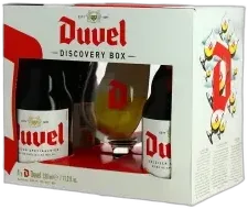 photo du vin Cadeau Bière Belge Duvel 1 Verre