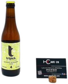 vue du vin Tripick 4 Cascade Blonde Bière Belge