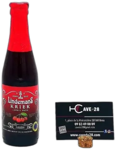 illustration du vin Lindemans Kriek Bière Belge