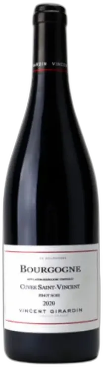 photo du vin Vincent Girardin Pinot Noir Cuvée st Vincent