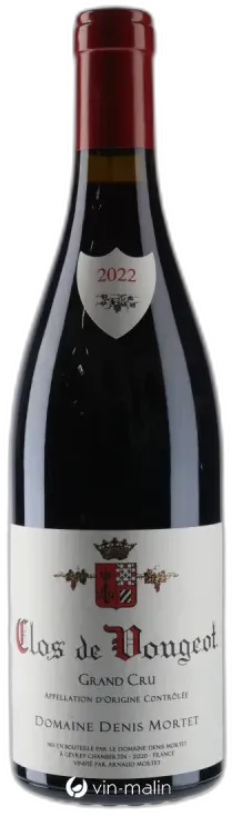 image du vin Clos Vougeot Mortet Denis