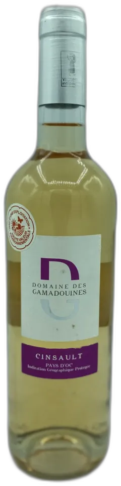 image du vin Cinsault Gamadouines Margarot Igp Pays d’oc
