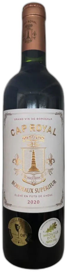 photos du vin Cap Royal Bordeaux Supérieur Signature Pichon Baron
