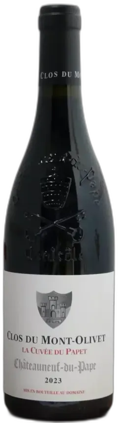 vue du vin Châteauneuf-du-Pape Cuvée du Papet Clos du Mont-Olivet