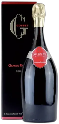 vue du vin Champagne Grande Réserve Gosset