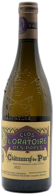 capture du vin Clos de l’Oratoire des Papes Châteauneuf du Pape Blanc