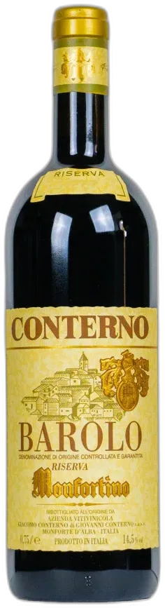 photo du vin Conterno Giacomo Barolo Docg Riserva Monfortino