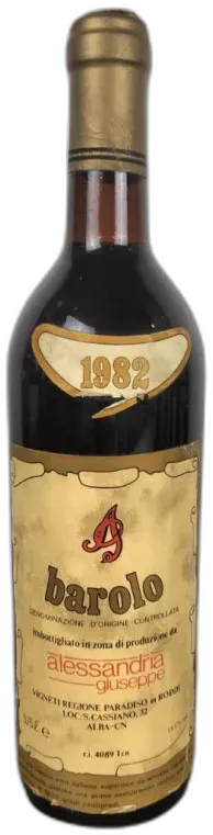 photo du vin Mauro Molino Barolo D.O.c G. Piémont