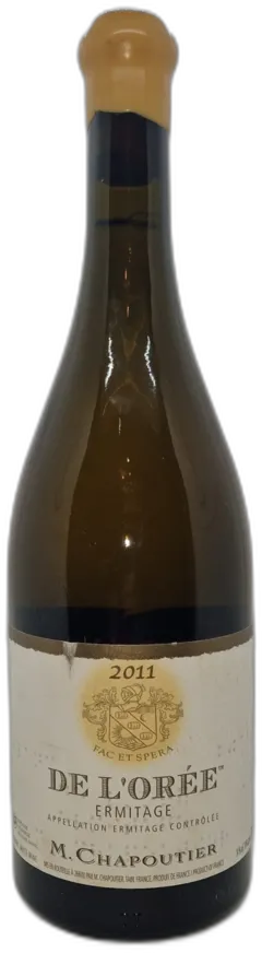 photos du vin Chapoutier de l’Orée Ermitage Blanc