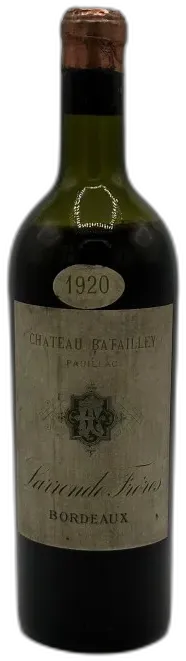 image du vin Château Batailley Rouge