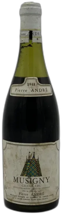 photo du vin Musigny Grand Cru Pierre André
