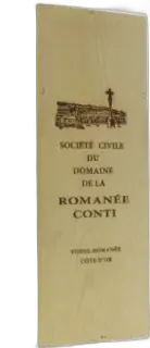 illustration du vin Romanee Conti Domaine de la Romanee Conti