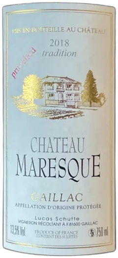 photo du vin Tradition Rouge