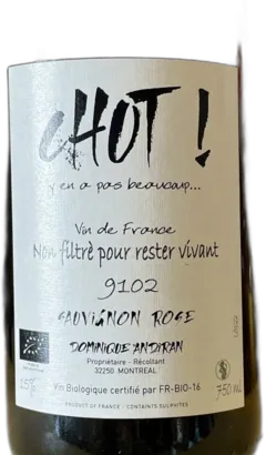 image du vin Chut