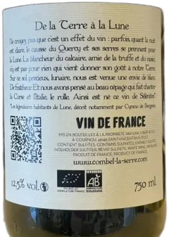 photo du vin Terre à la Lune