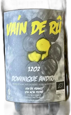 photos du vin Vain de rû